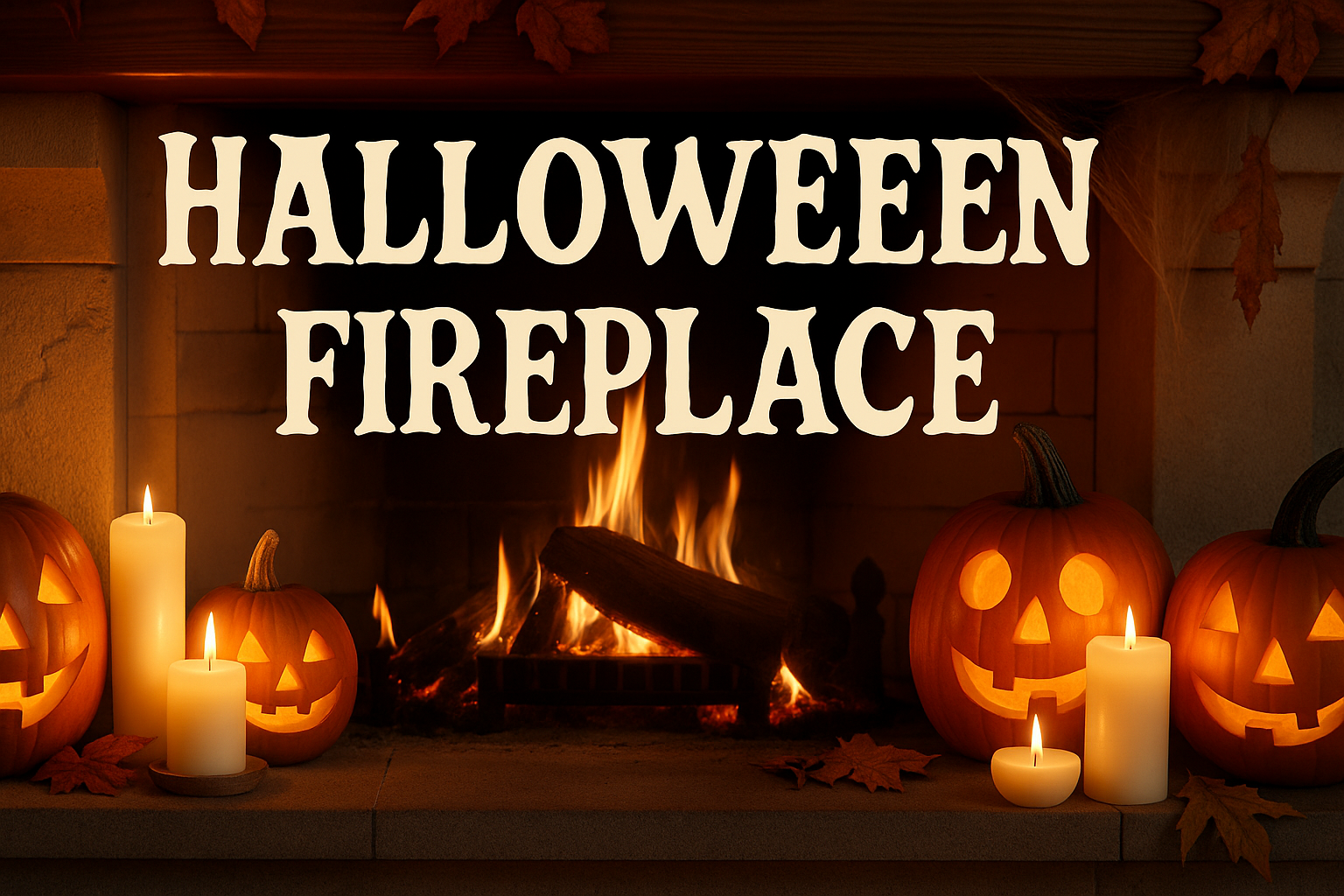 Halloween Fireplace