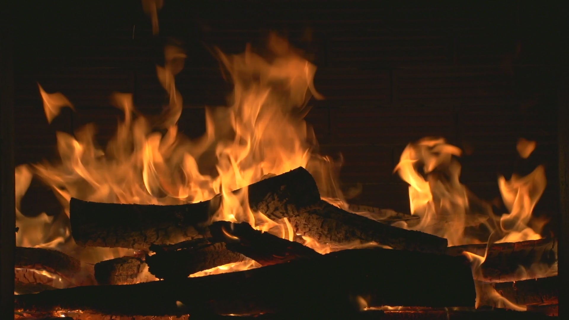 Cozy Fireplace filmed in 4K with Fire Sounds