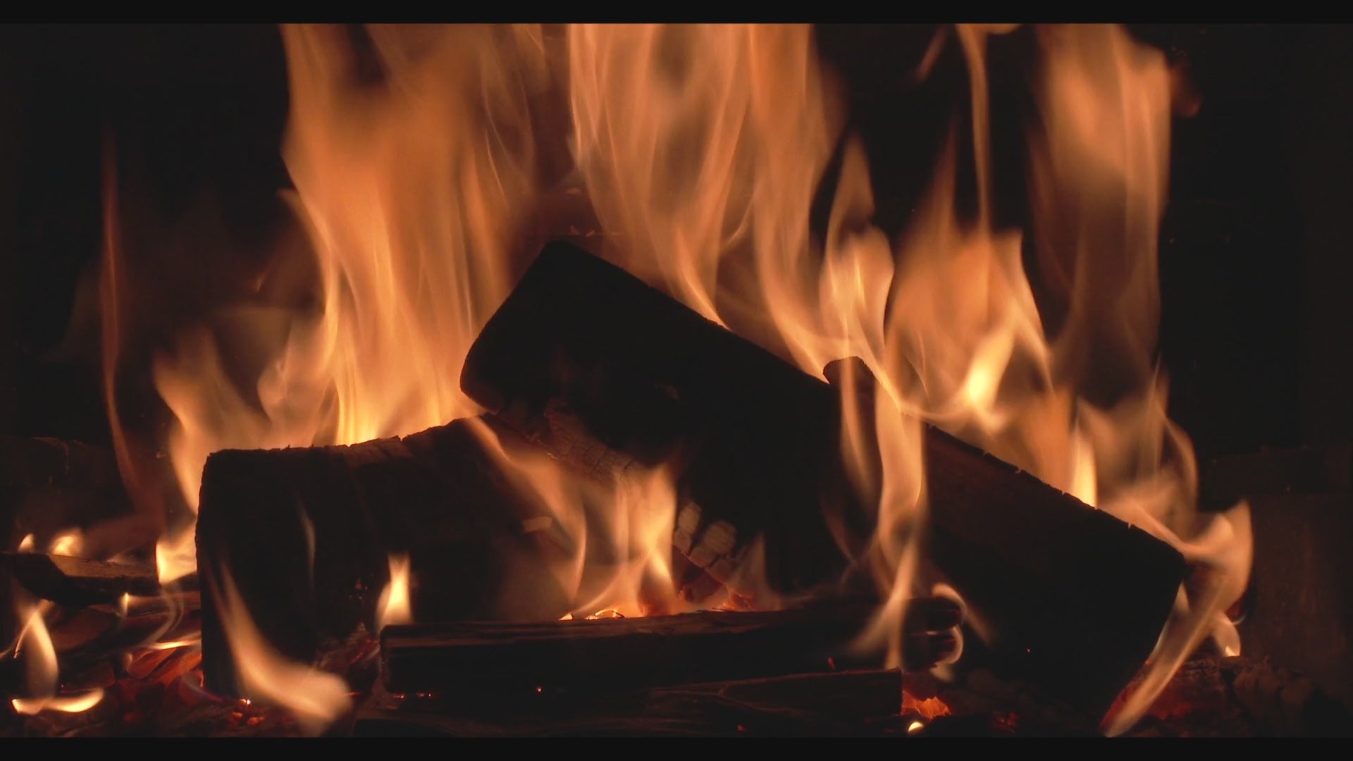 Ember Gold Fireplace – Real Crackling Fire