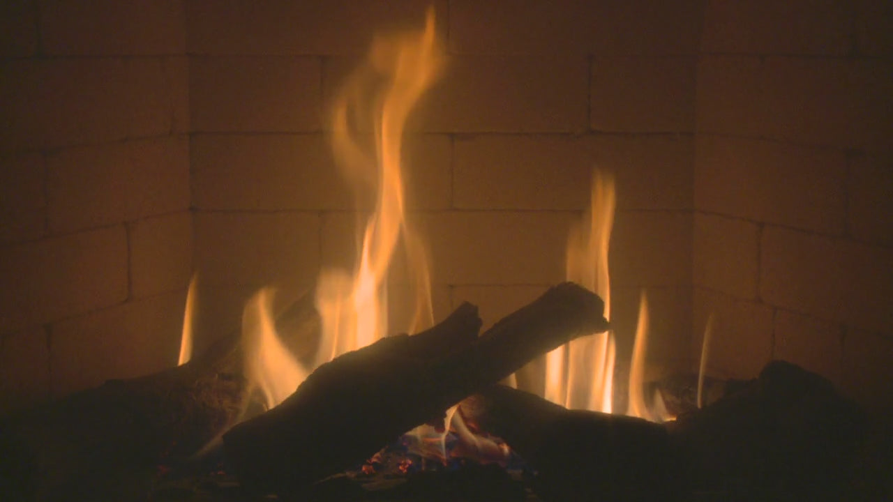 Dreamy Fireplace without Sounds