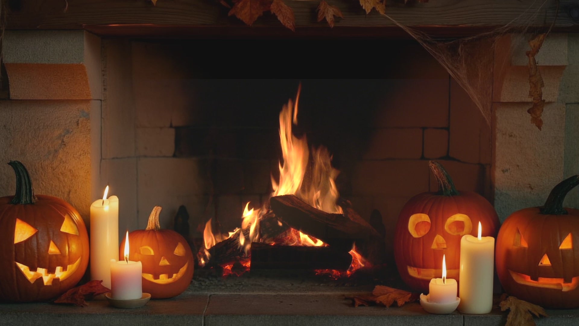 Halloween Fireplace