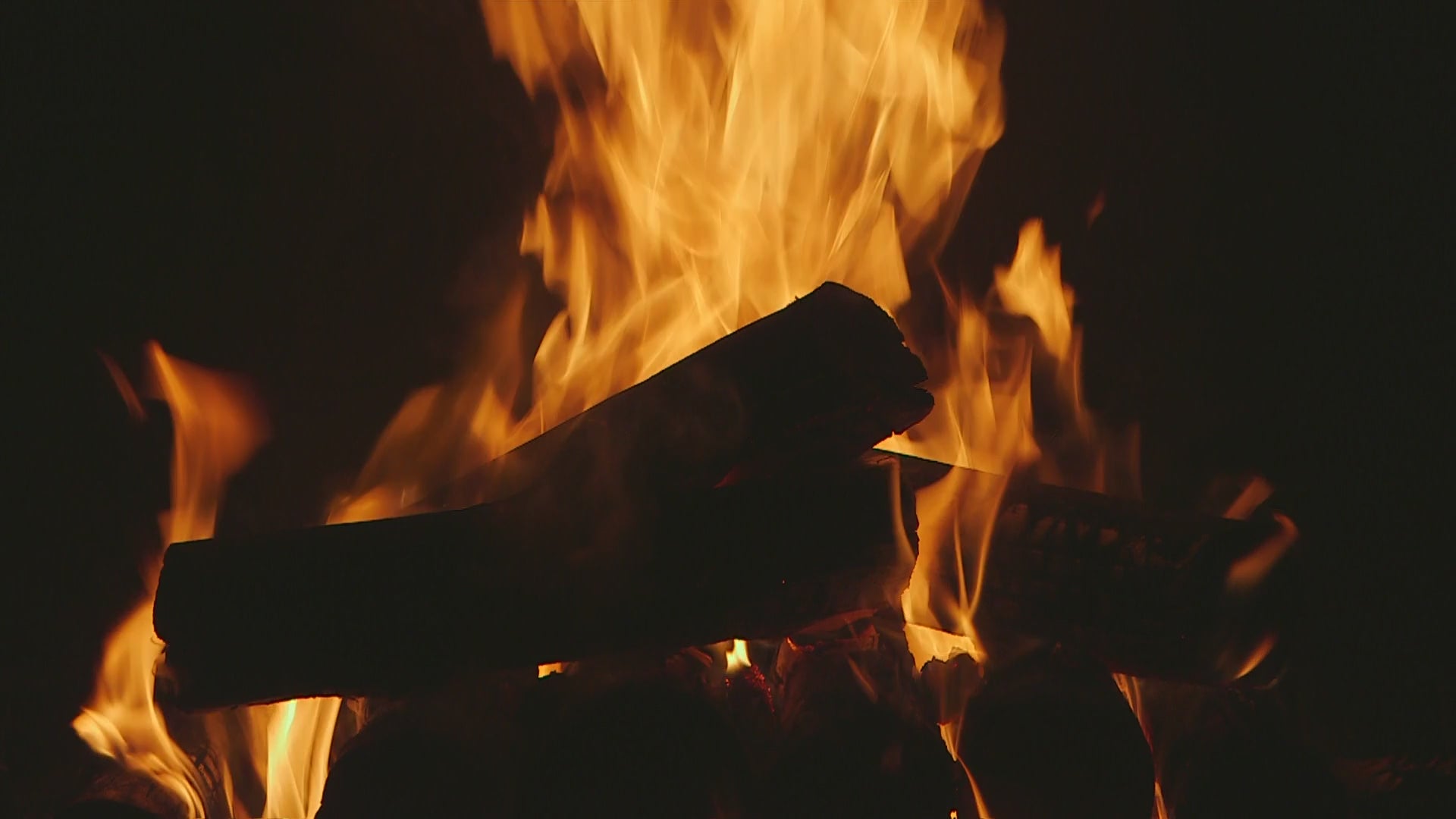 Big Fireplace with Fire Sounds